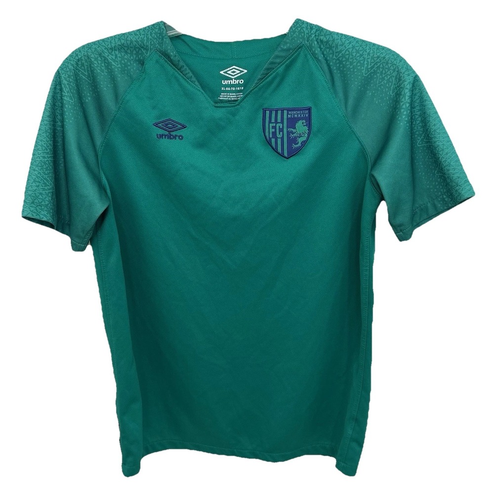 Boy's/Kid's Umbro Manchester FC Soccer Jersey‎ Size XL(16/18) EUC